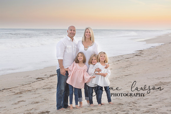 2019 Fall Family Beach Session - Fattell