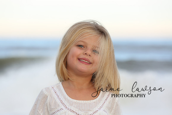 2019 Fall Family Beach Session - Fattell