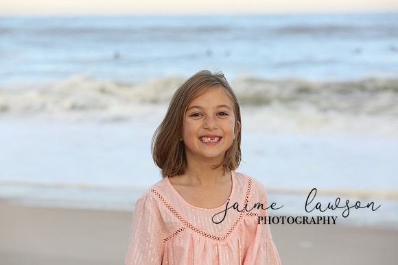 2019 Fall Family Beach Session - Fattell