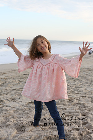 2019 Fall Family Beach Session - Fattell