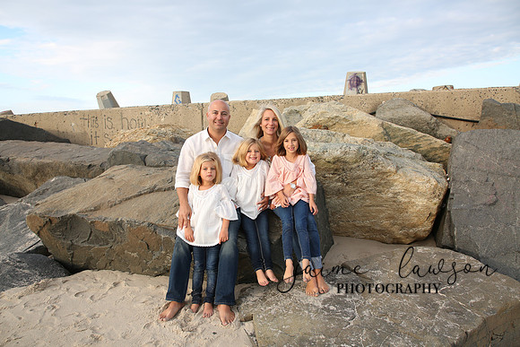 2019 Fall Family Beach Session - Fattell