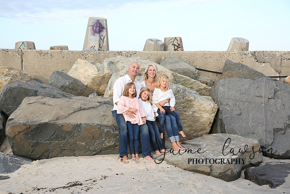 2019 Fall Family Beach Session - Fattell